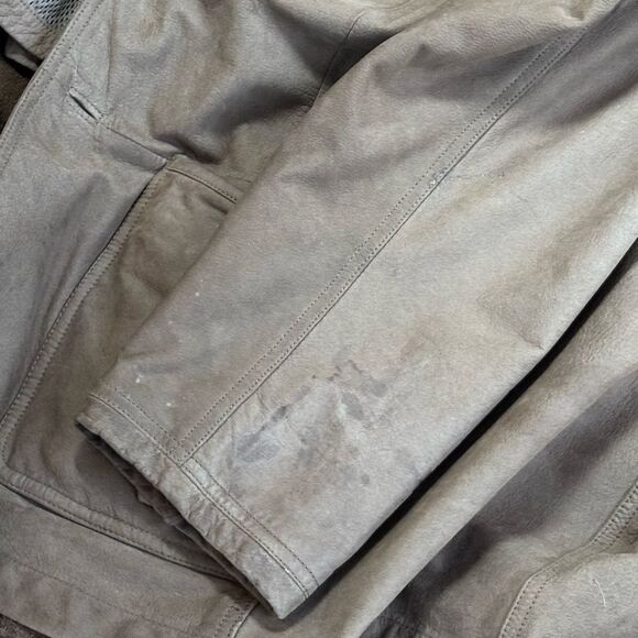Orvis Vintage Bandera Leather Jacket 46T - Picture 9 of 9